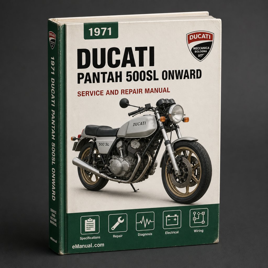 Ducati Pantah 500SL 1971 Onward Service Repair Workshop Manual