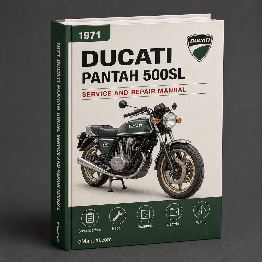 DUCATI PANTAH 500SL Service Repair Workshop Manual 1971