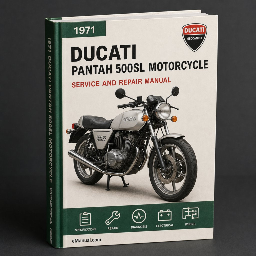 Ducati Pantah 500SL Motorcycle Complete Workshop Service Repair Manual 1971 1972 1973 1974 1975 1976 1977 1978 1979