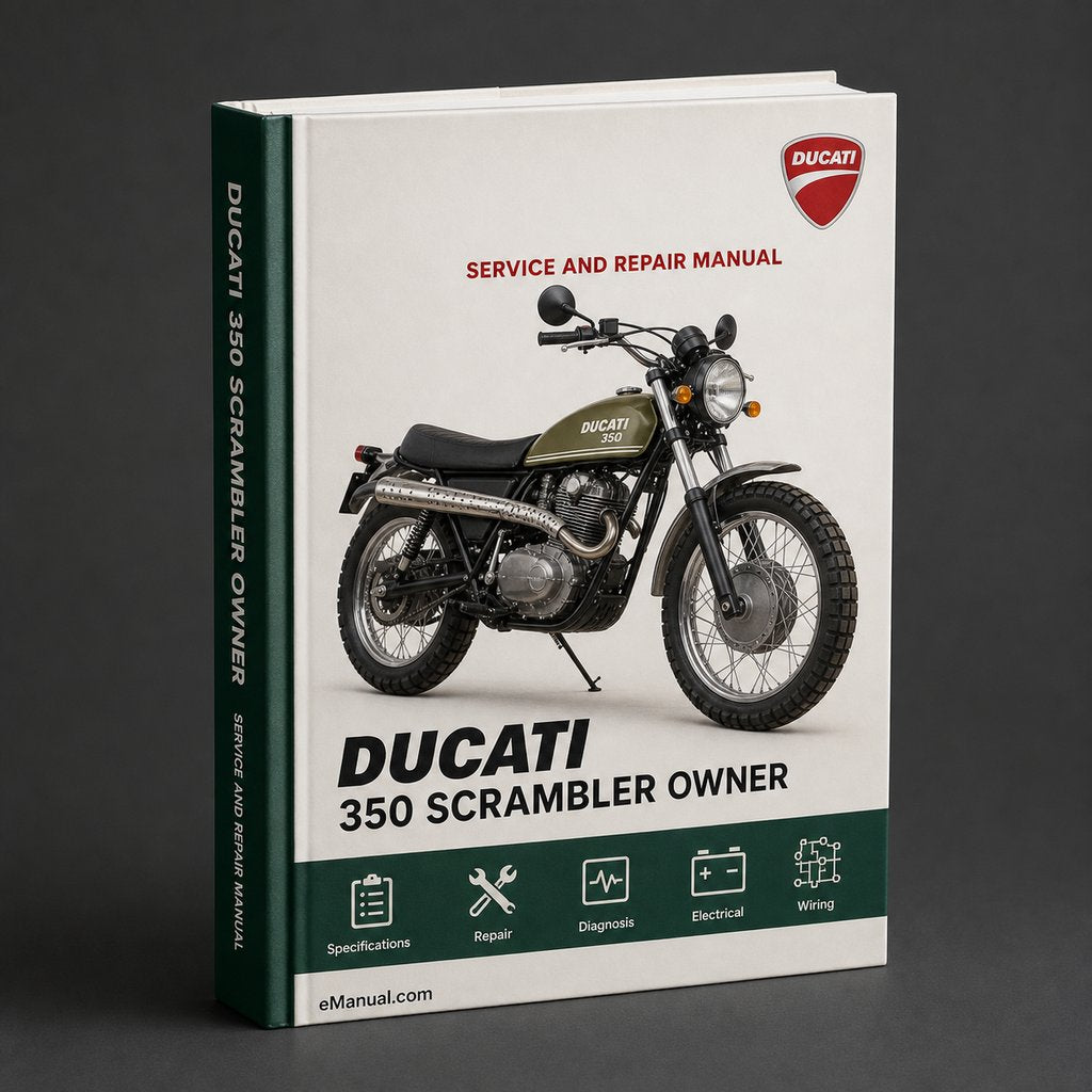 Ducati 350 Scrambler owner Manual + Service Repair Manual