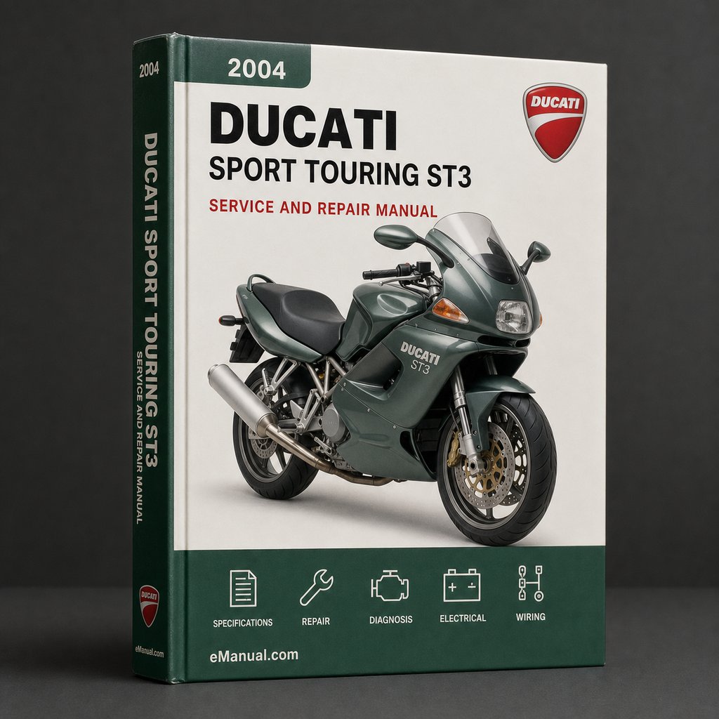 Ducati Sport Touring ST3 Factory Parts Catalogue 2004-2007