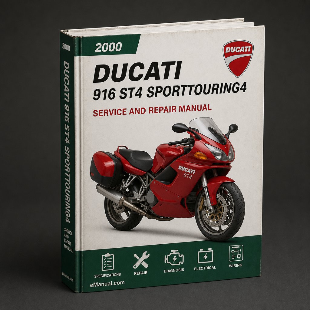 Ducati 916 ST4 SportTouring4 2000 Factory Service Repair Manual