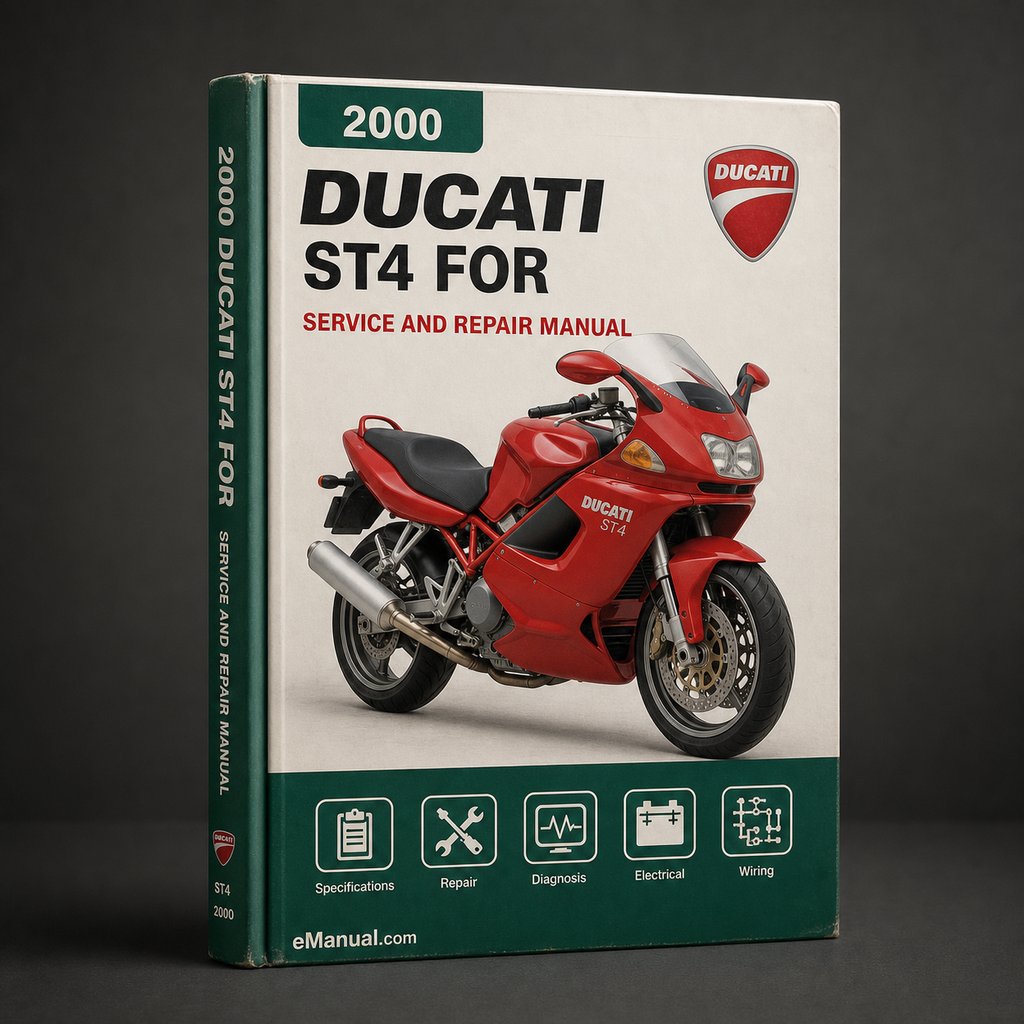 Ducati ST4 2000-2005 Workshop Service Manual for Repair