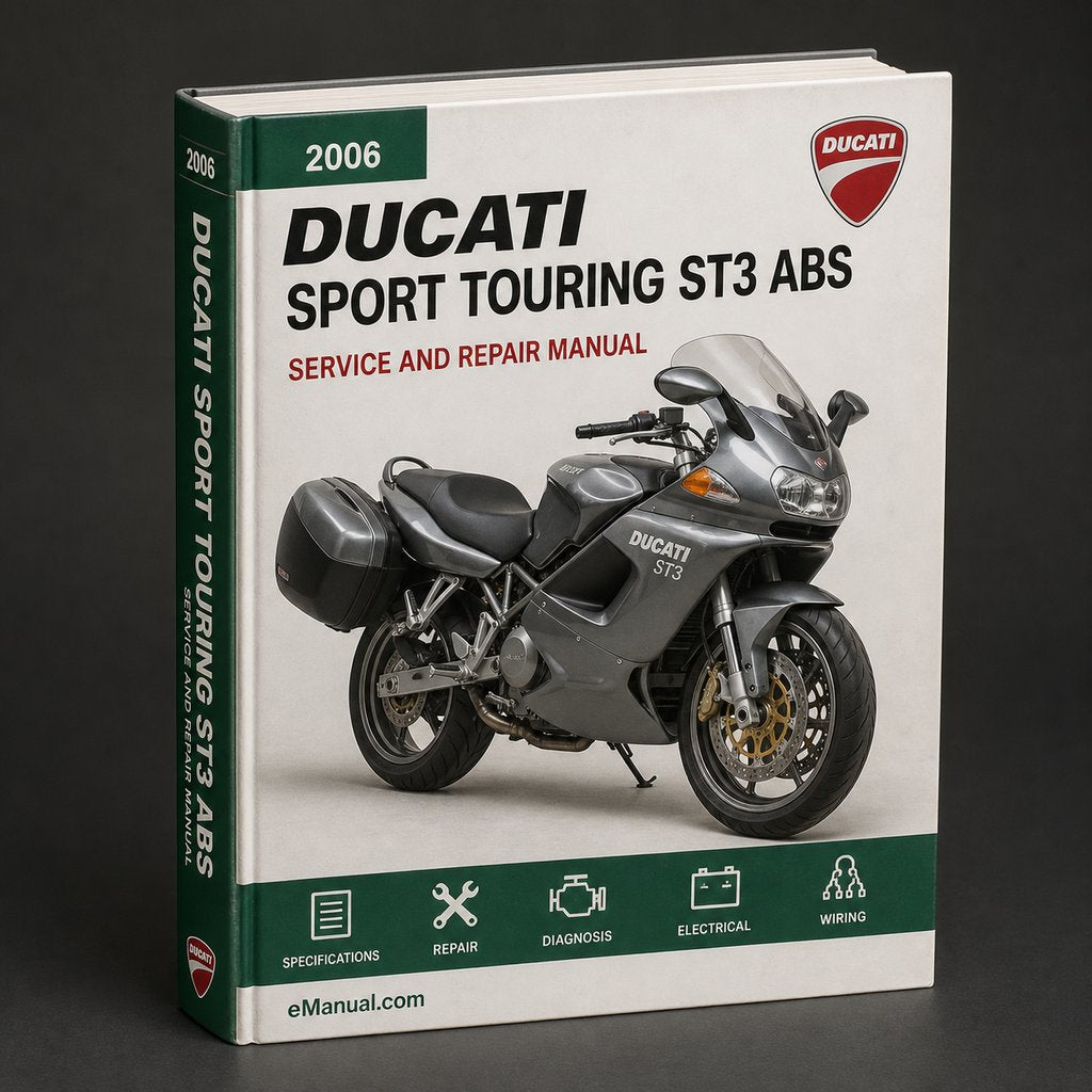 Ducati Sport touring ST3 S ABS 2006 2007 Parts Manual Catalog