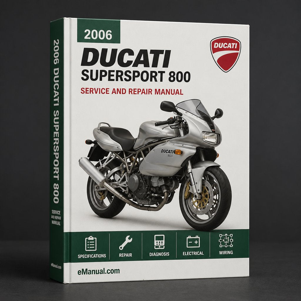 2006 Ducati Supersport 800 Workshop Manual