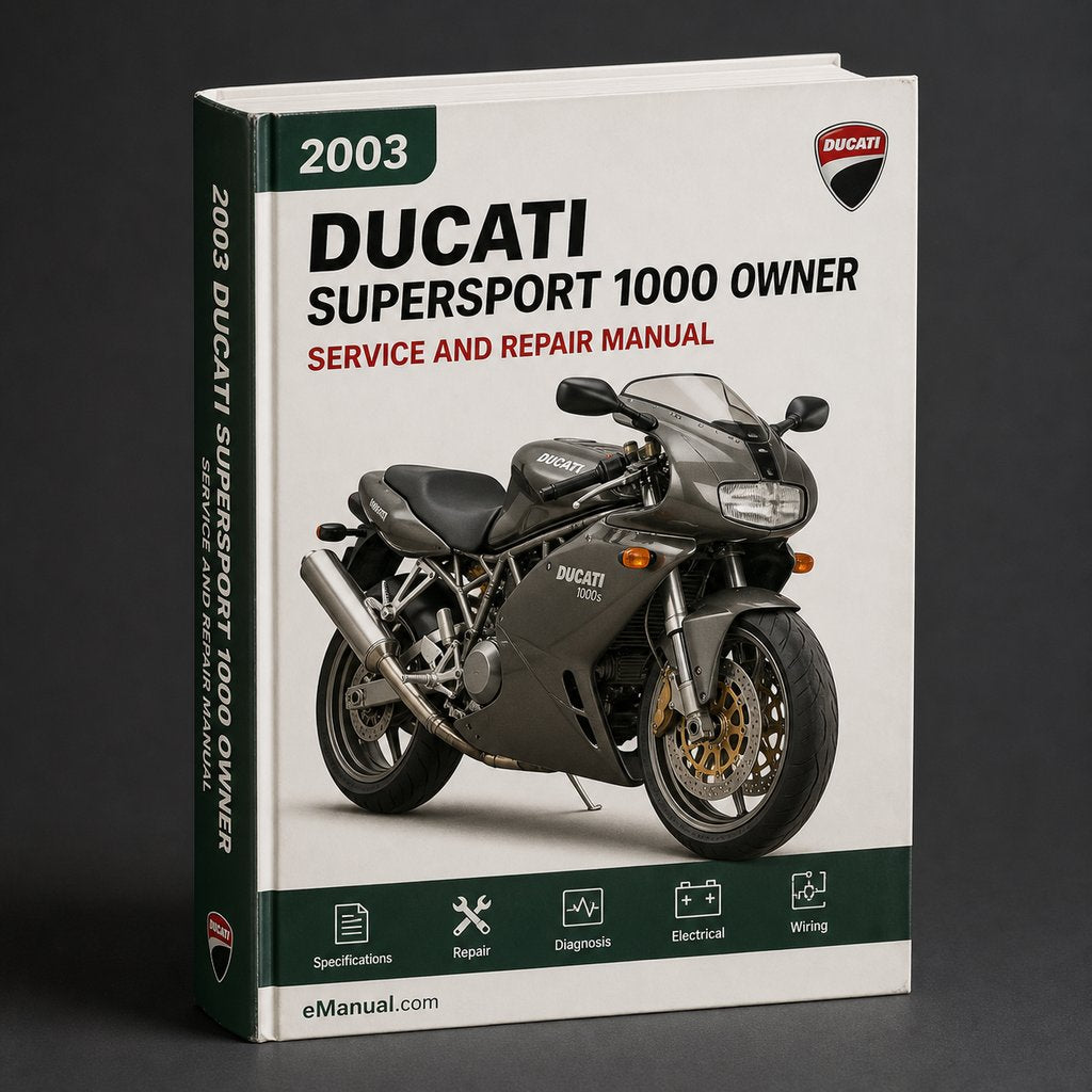 2003 Ducati SuperSport 1000 Owner Manual