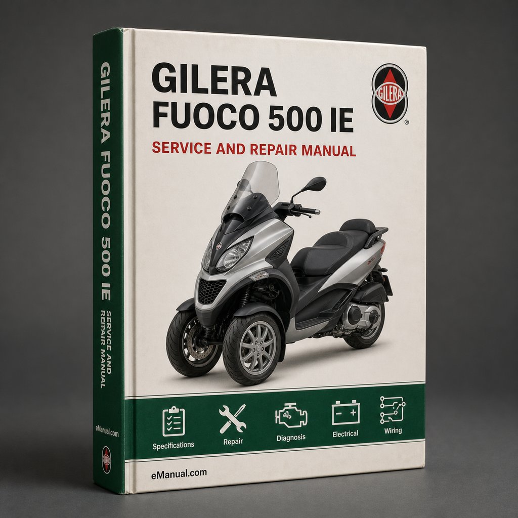 GILERA FUOCO 500 IE Workshop Manual PDF Download