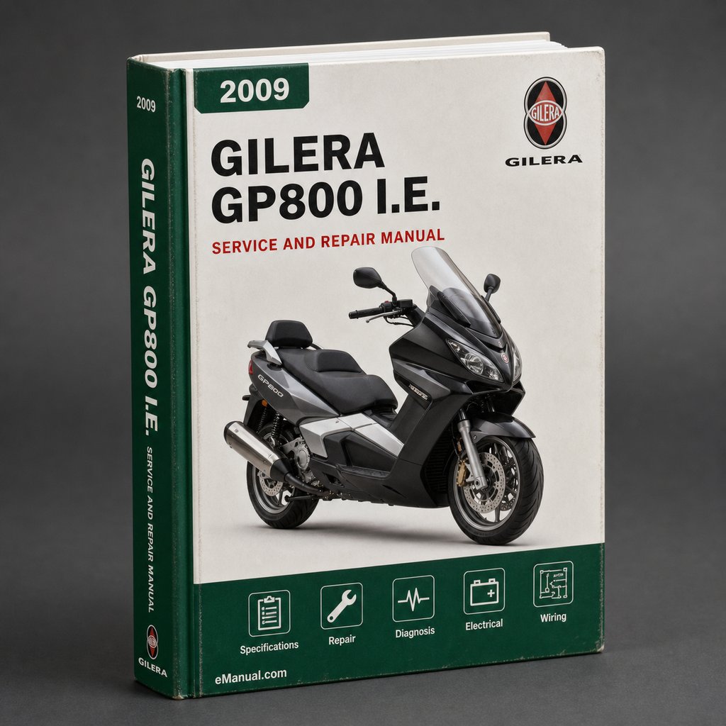 Gilera GP800 I.E. 2009 Factory Service Repair Manual PDF Download