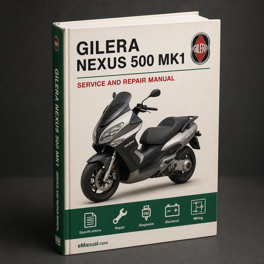 Gilera Nexus 500 Mk1 Workshop Manual PDF Download