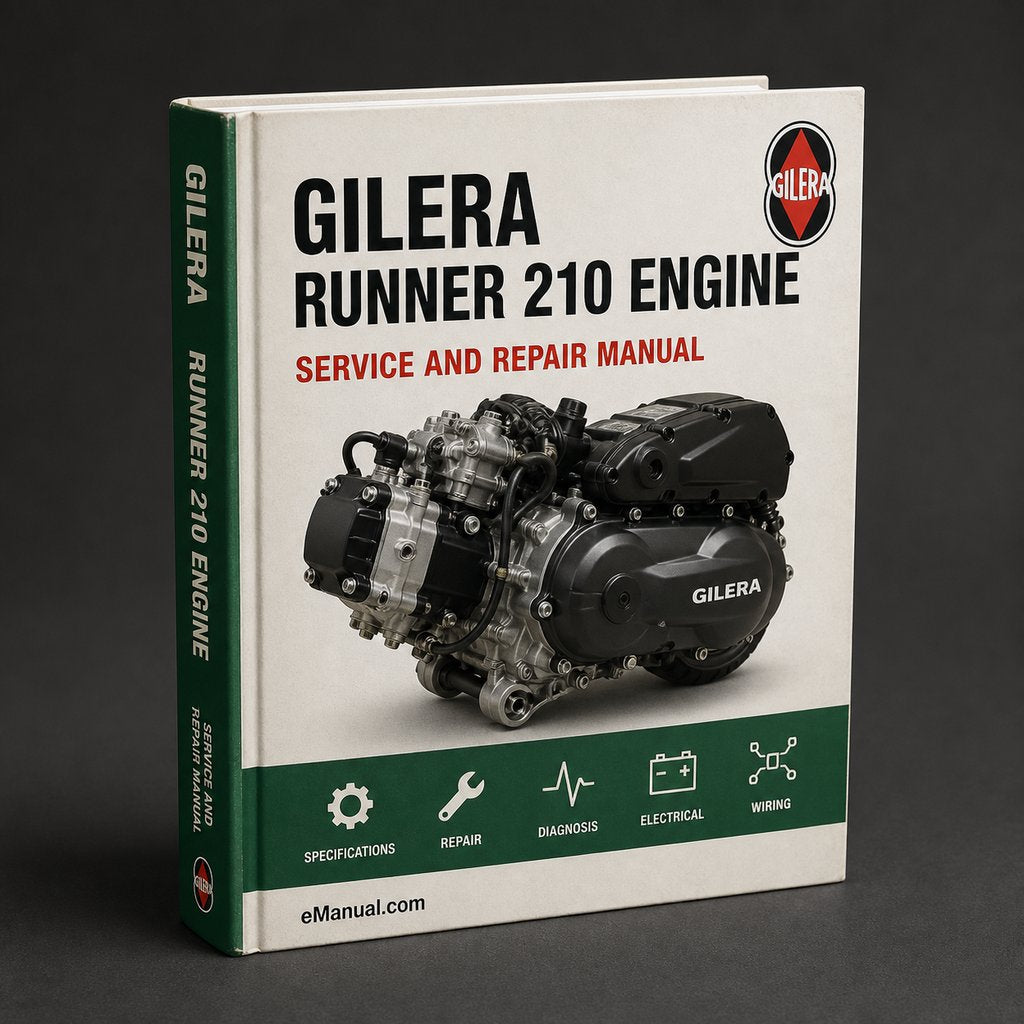 Gilera Runner 210 Engine Repair Manual PDF Download