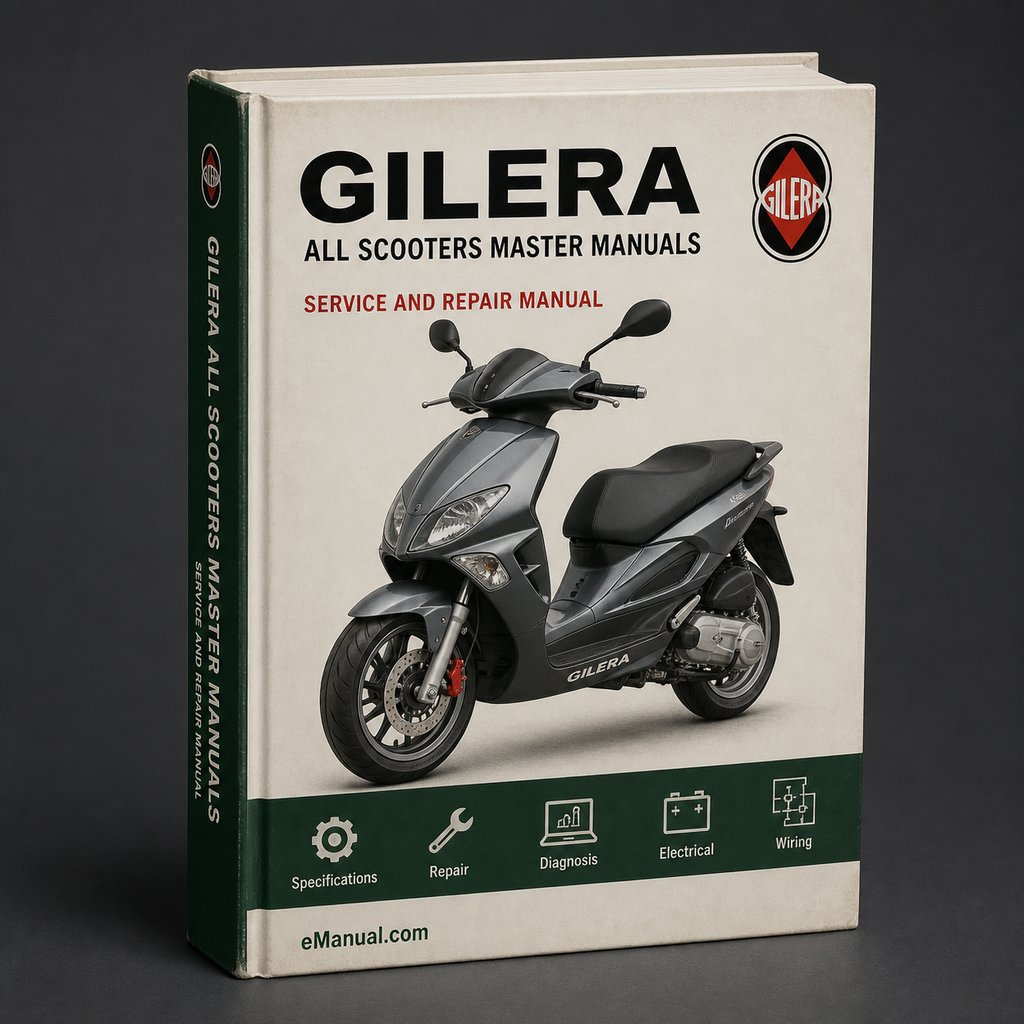 All Gilera Scooters Master Repair/Service Manuals PDF Download