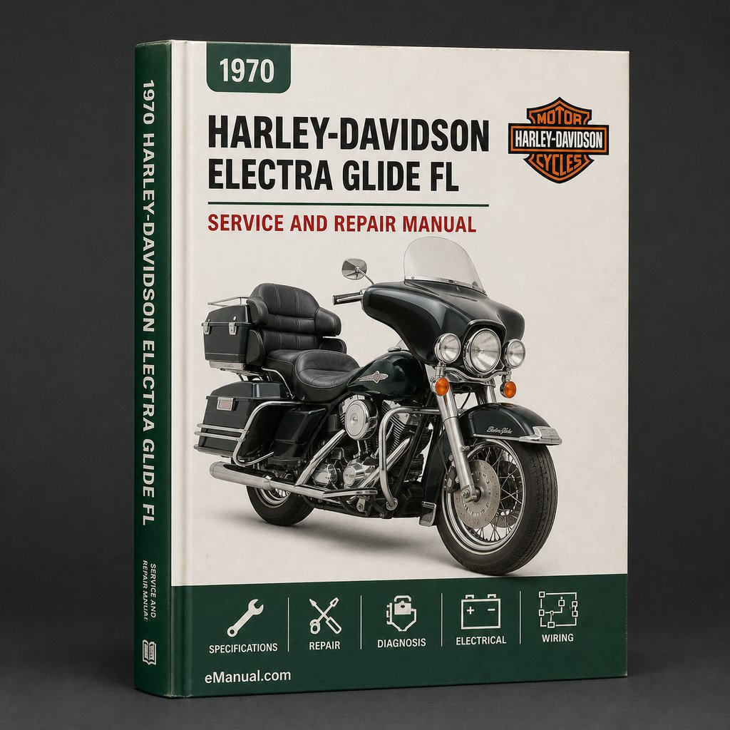 Harley-Davidson Electra Glide FL 1970 Factory Service Repair Manual