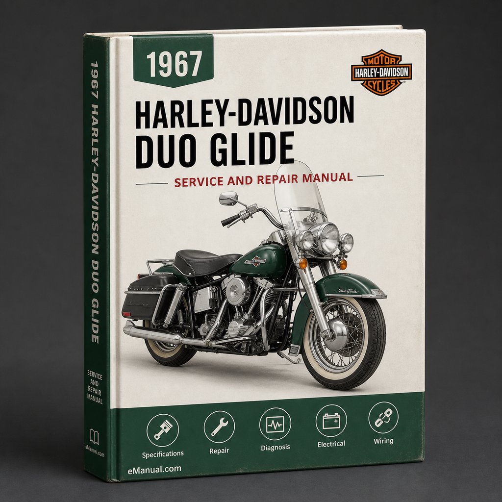 Harley-Davidson Duo Glide 1967 Factory Service Repair Manual