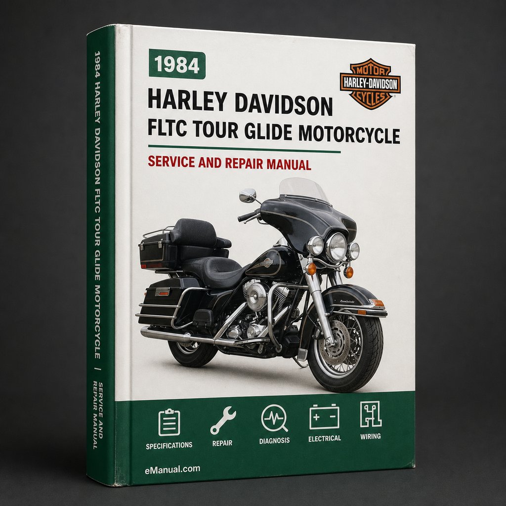 Harley Davidson FLTC Tour Glide Motorcycle 1984-1991 Service Repair Workshop Manual  Pdf