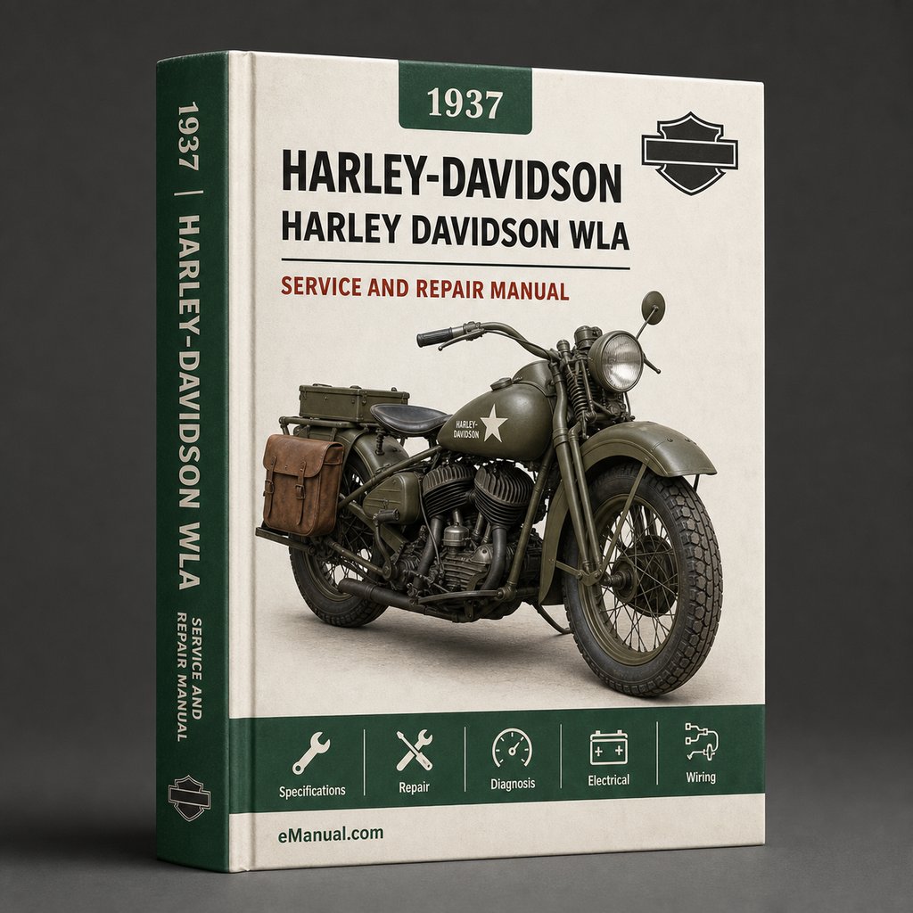 Harley Davidson WLA 1937-1973 Service Repair Workshop Manual