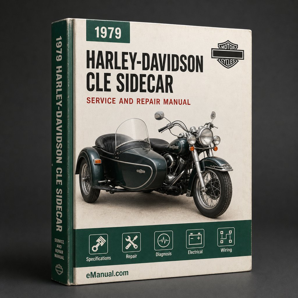 Harley-Davidson CLE Sidecar 1979 Factory Service Repair Manual