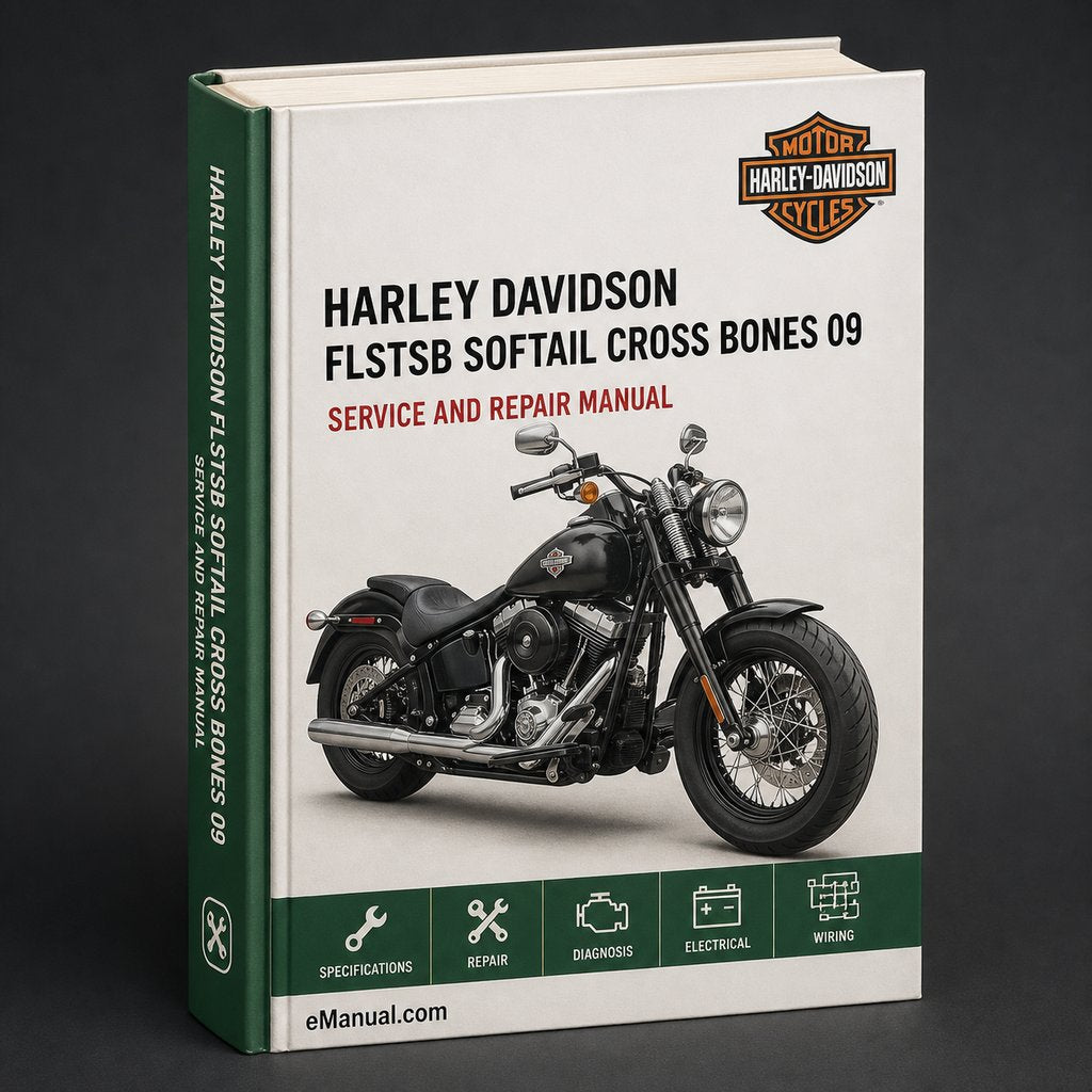Harley Davidson FLSTSB Softail Cross Bones 09 Service Repair Manual