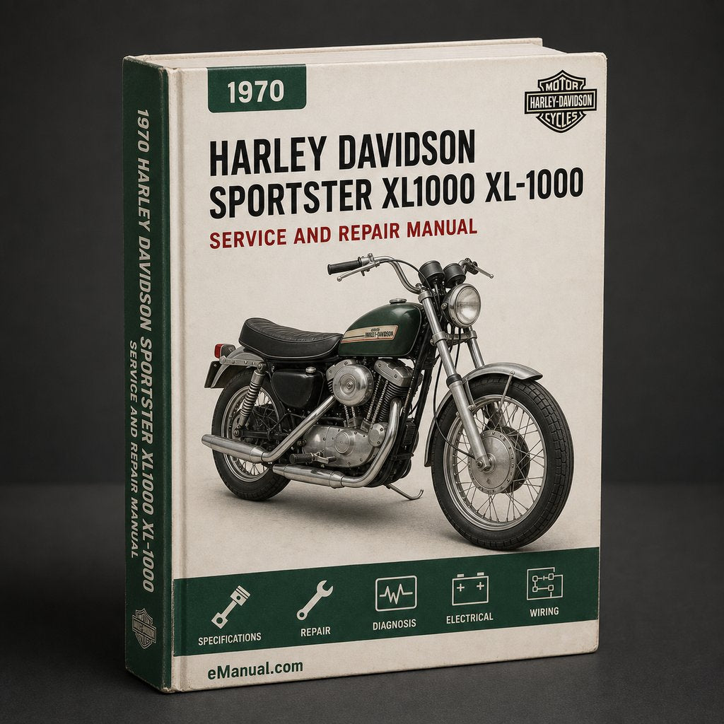 Harley Davidson Sportster XL1000 XL-1000 1970-1978 Manual