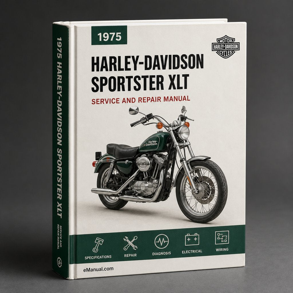 Harley-Davidson Sportster XLT 1975 Factory Service Repair Manual