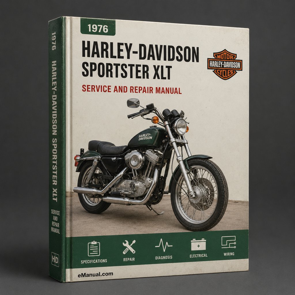 Harley-Davidson Sportster XLT 1976 Factory Service Repair Manual