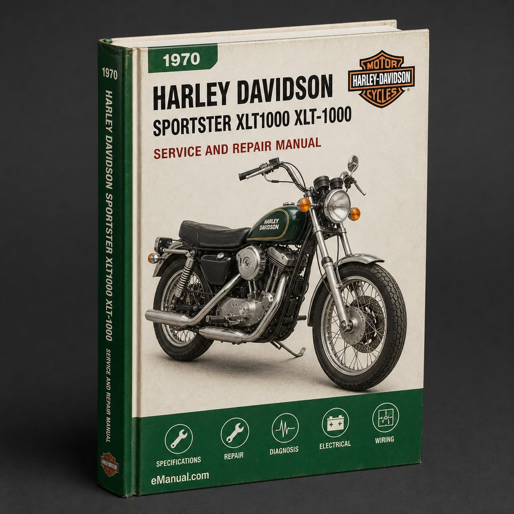 Harley Davidson Sportster XLT1000 XLT-1000 1970-1978 Manual