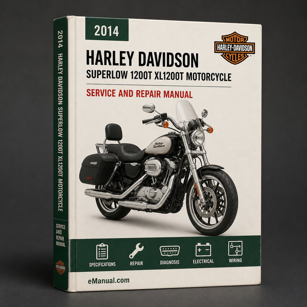 Harley Davidson Superlow 1200T XL1200T Motorcycle 2014-2017 Service Repair Workshop Manual