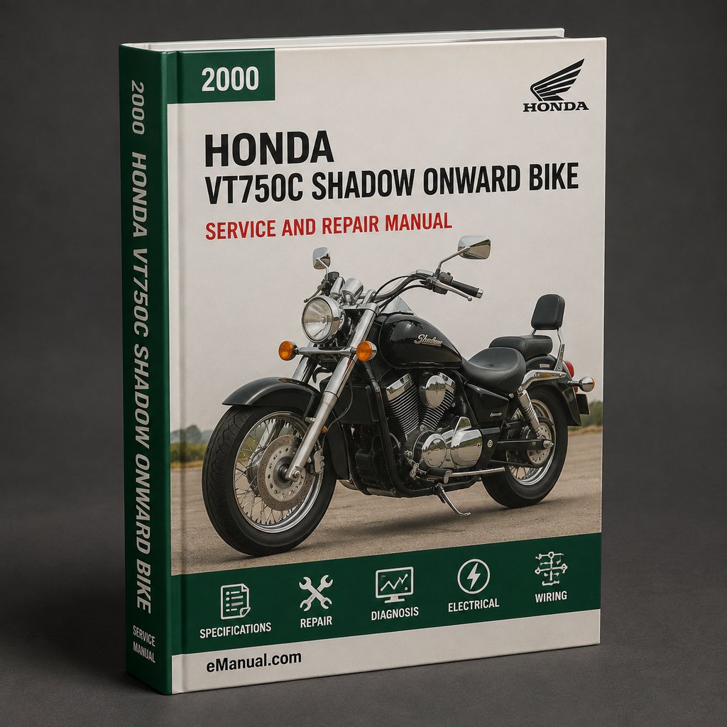 HONDA VT750C SHADOW 2000 Onward BIKE Workshop Service Repair Manual