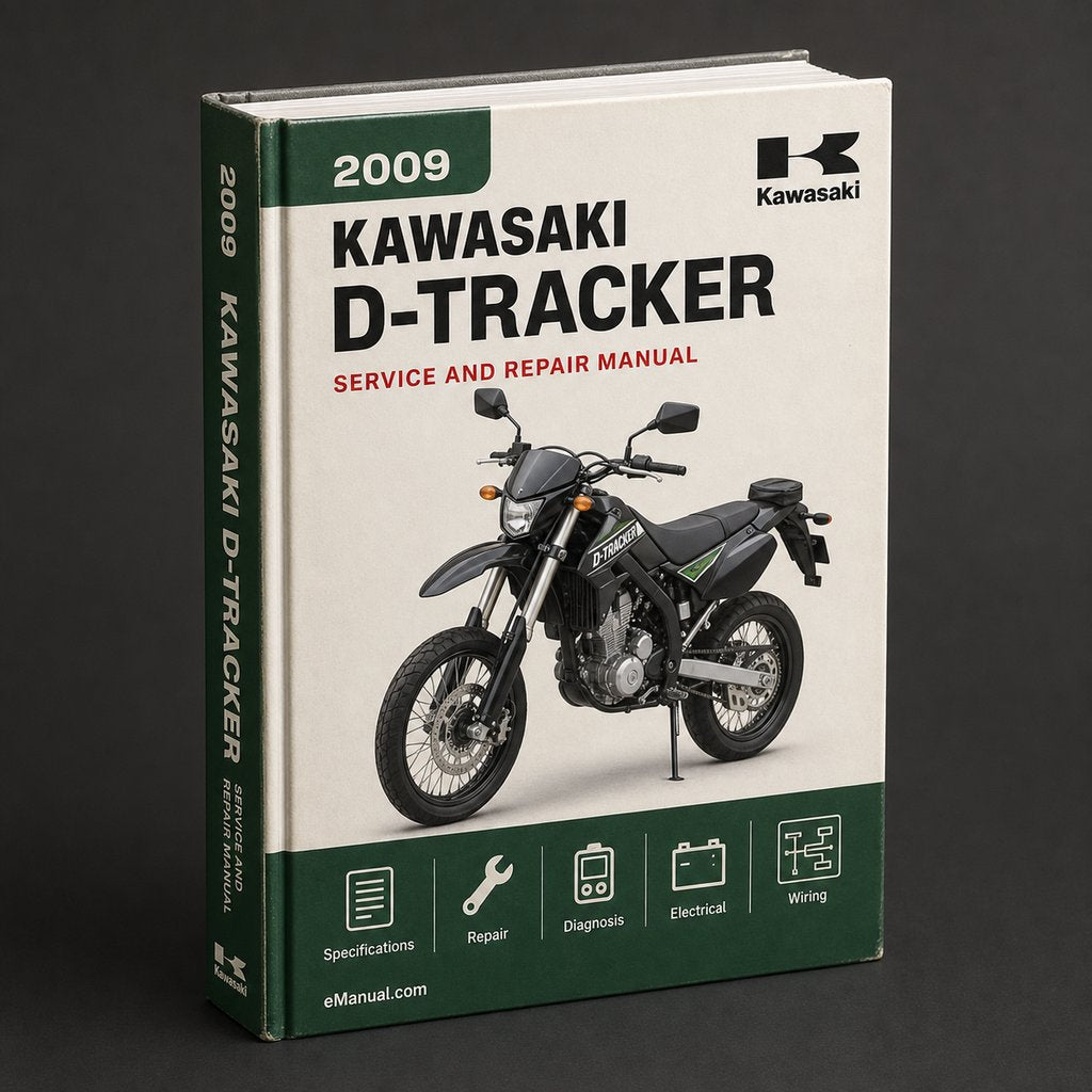 Kawasaki D-TRACKER X 2009 2010 2011 2012 Service Manual PDF Download