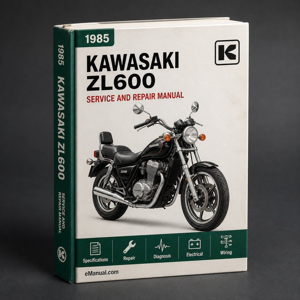 Kawasaki ZL600 1985-1998 Complete Repair & Service Manual