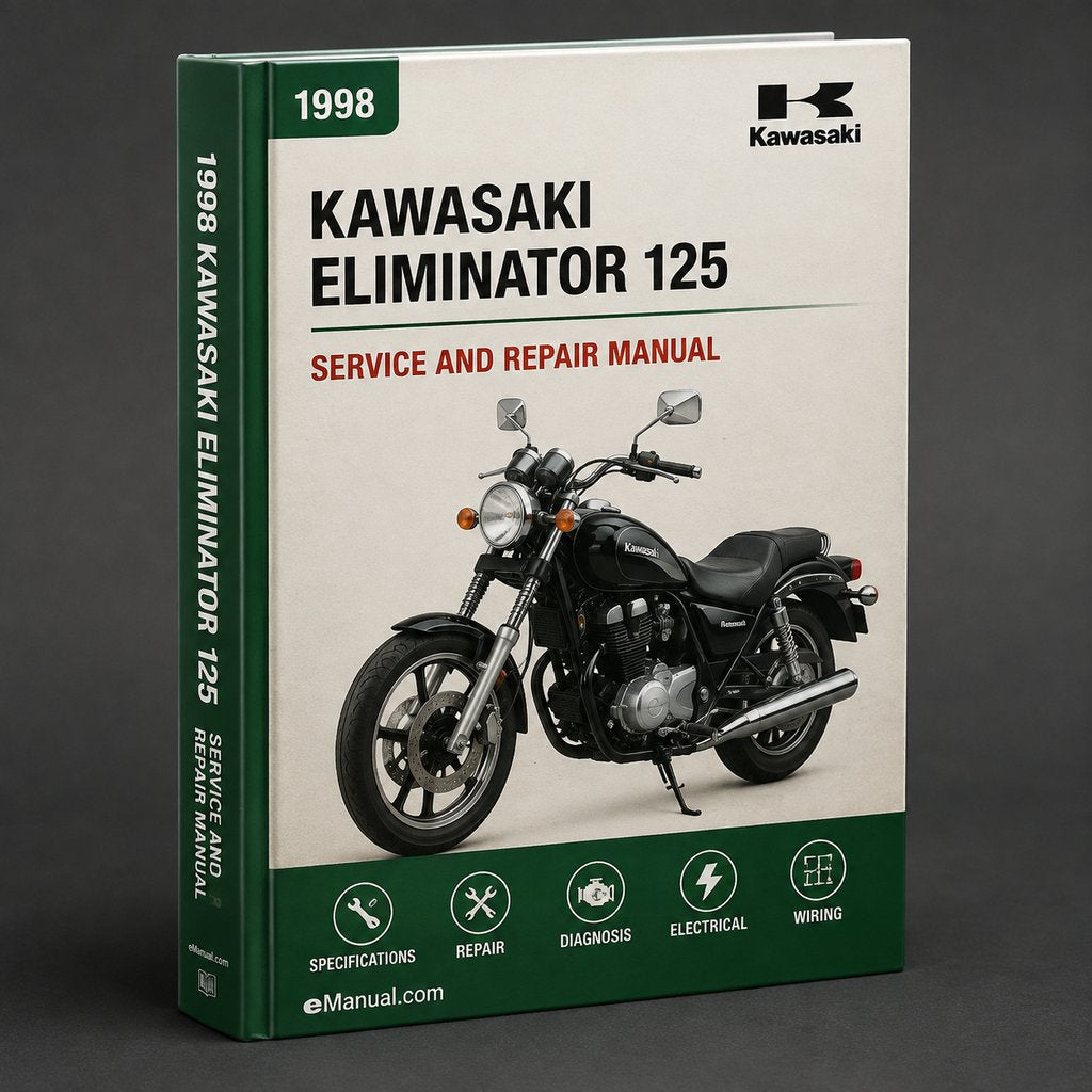 Kawasaki Eliminator 125 1998-2007 Workshop Service Repair Manual
