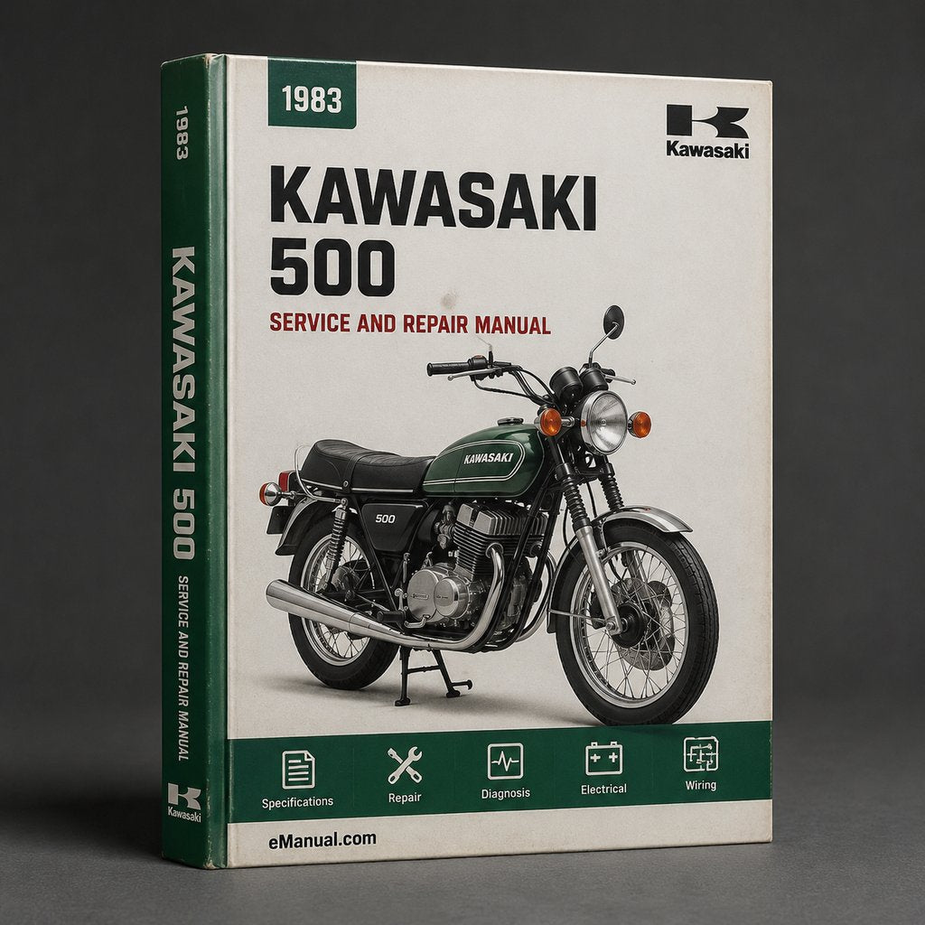 Kawasaki Z 500 F 1983 1984 1985 Workshop Service Repair Manual