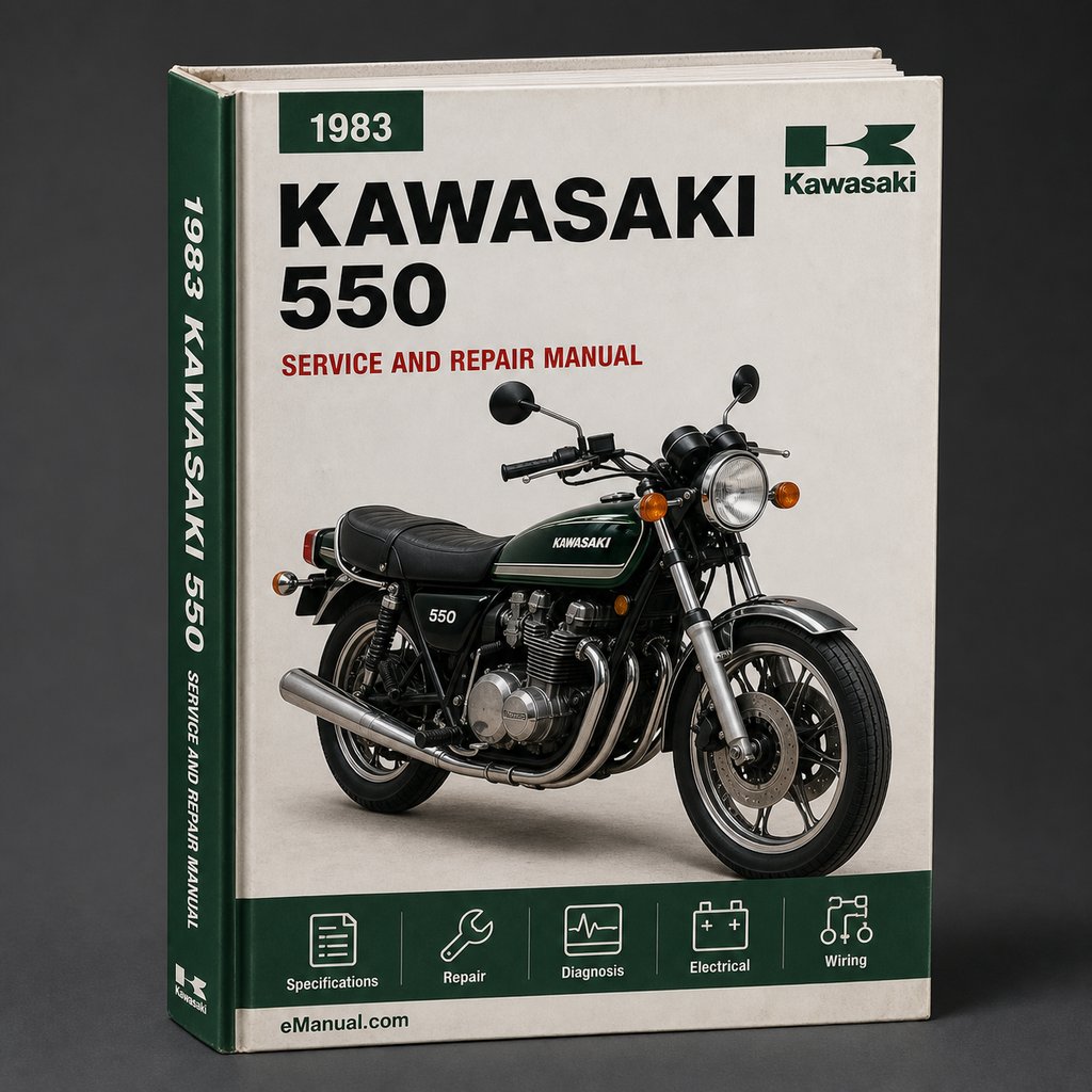 Kawasaki Z 550 F 1983 1984 1985 Workshop Service Repair Manual