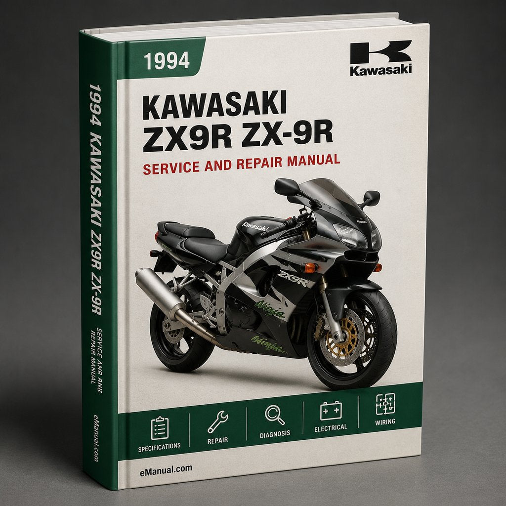 Kawasaki ZX9R ZX-9R 1994 1995 1996 1997 Service Repair Manual