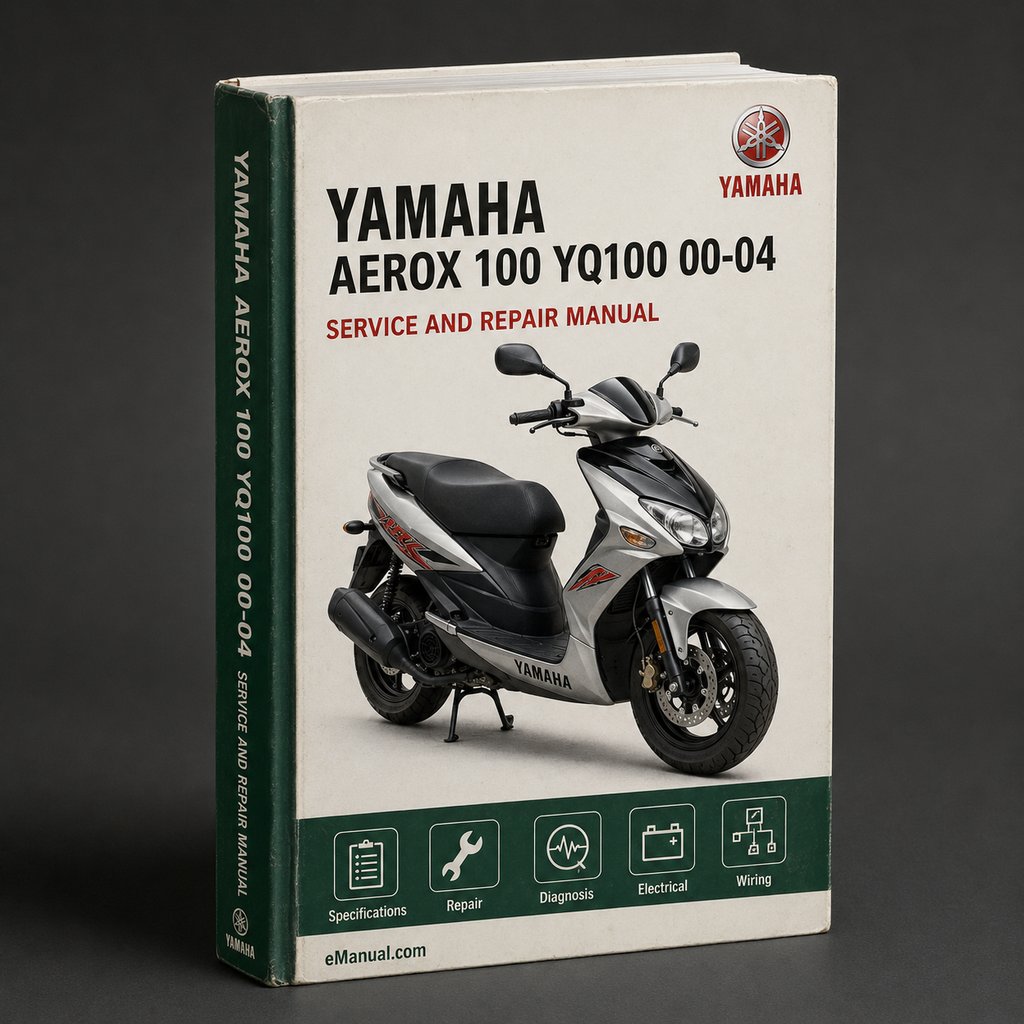 Yamaha AEROX 100 YQ100 Service Repair Manual PDF 00-04 Download