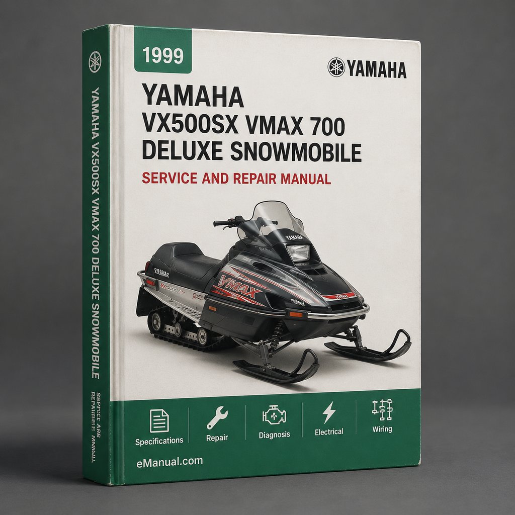1999 Yamaha VX500SX / VMAX 700 DELUXE Snowmobile Service Repair Maintenance Overhaul Workshop Manual PDF Download