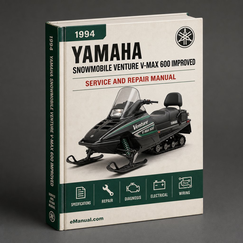 Yamaha Snowmobile 1994-2006 Venture V-max 600 Service Repair Manual [Improved] PDF Download