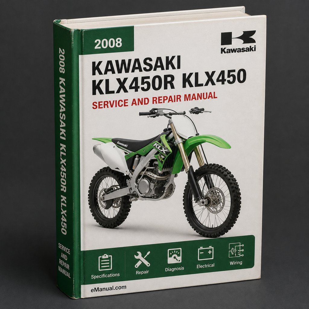 2008 - 2010 Kawasaki KLX450R KLX450 R Service Repair Manual PDF Download