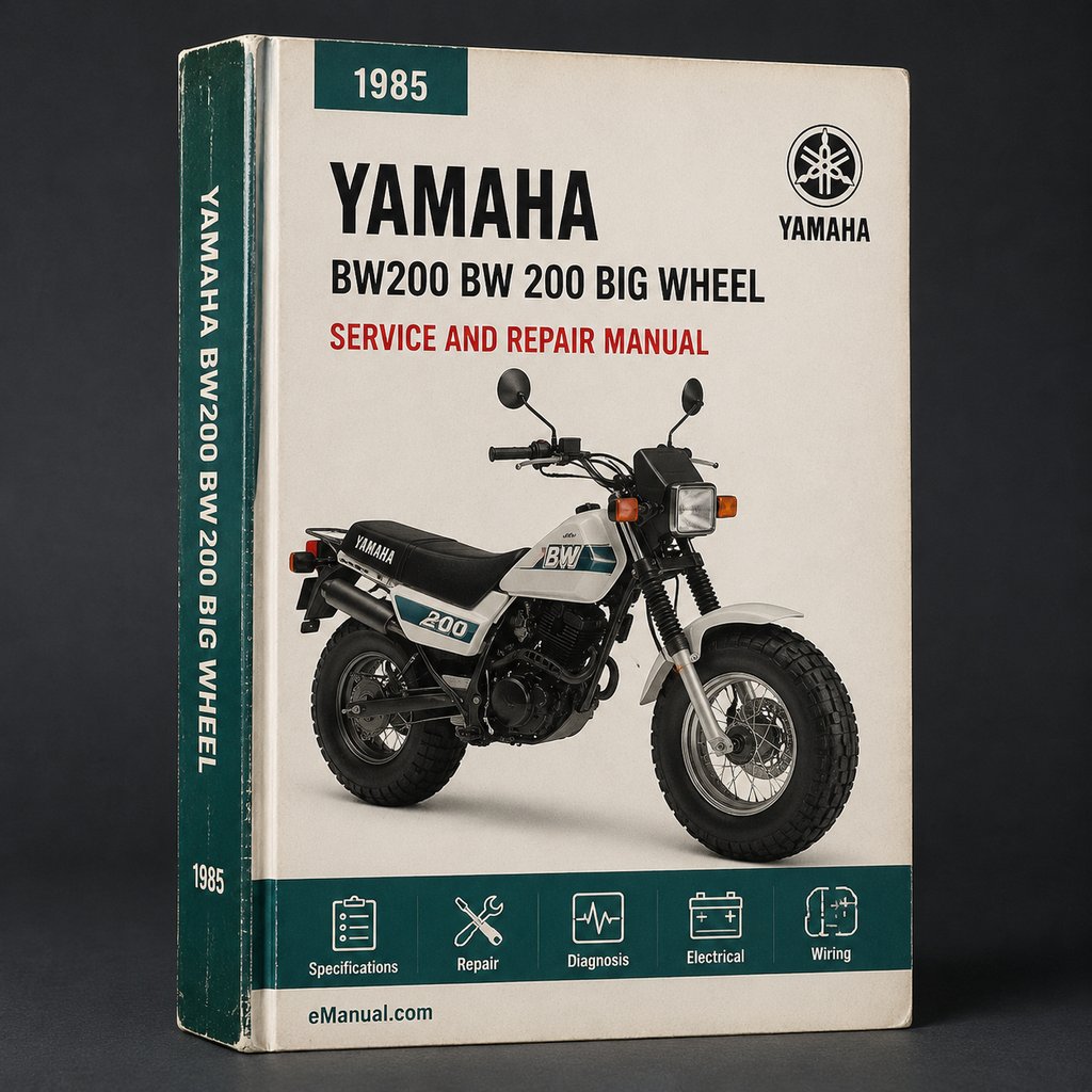 Yamaha BW200 Service Manual Repair 1985-1989 BW 200 Big Wheel PDF Download
