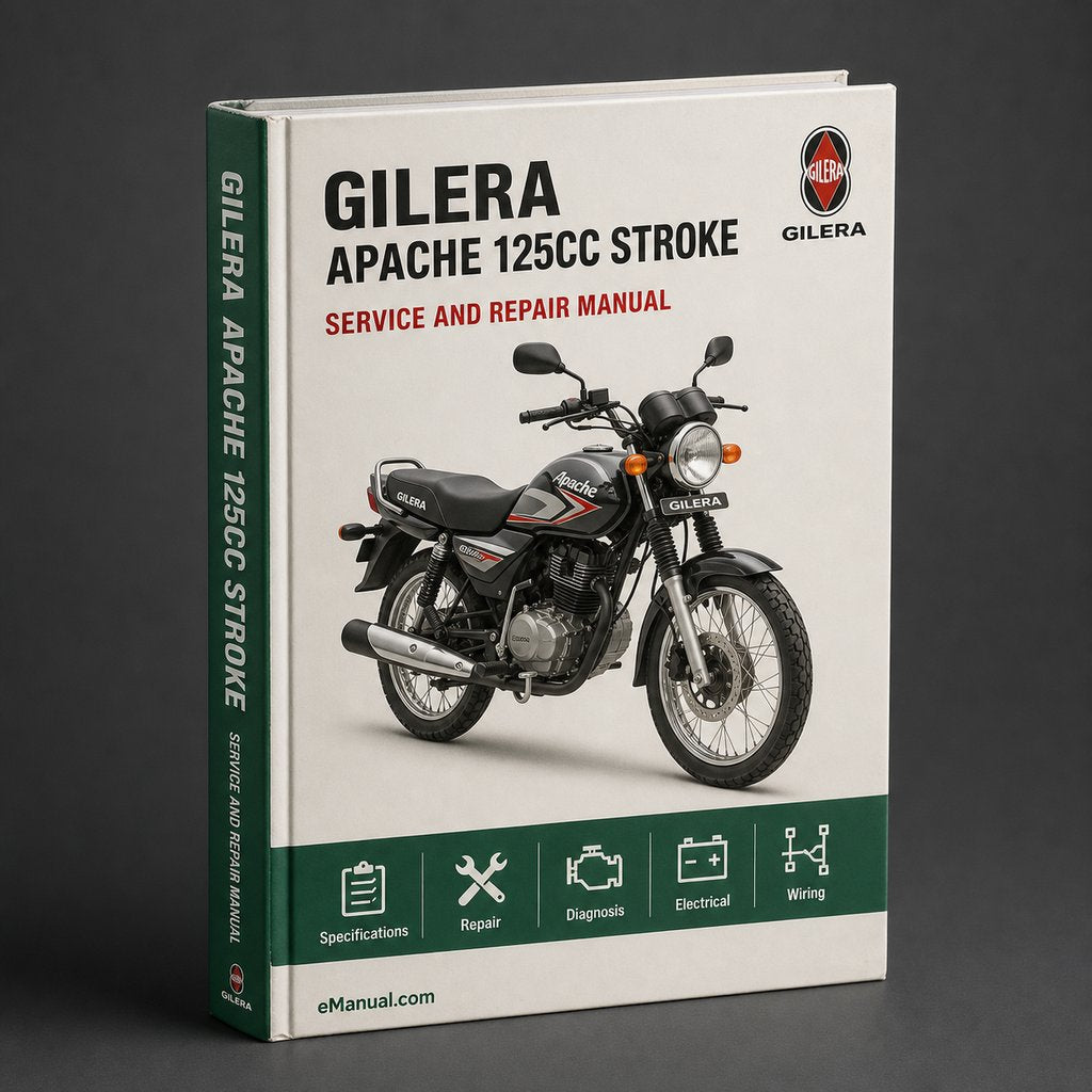 GILERA APACHE 125CC 2 STROKE Service Repair Manual PDF Download