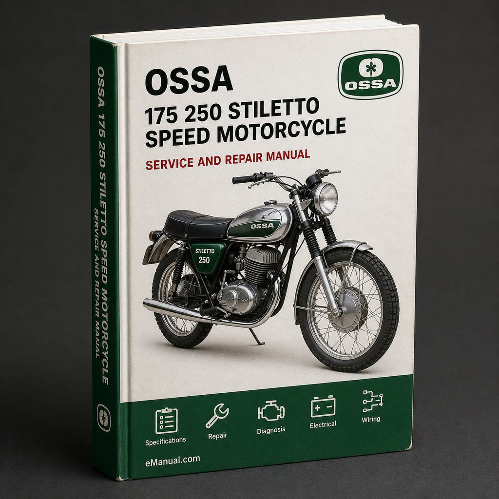 OSSA 175 250 STILETTO 5 SPEED Motorcycle Service Repair Manual PDF Download