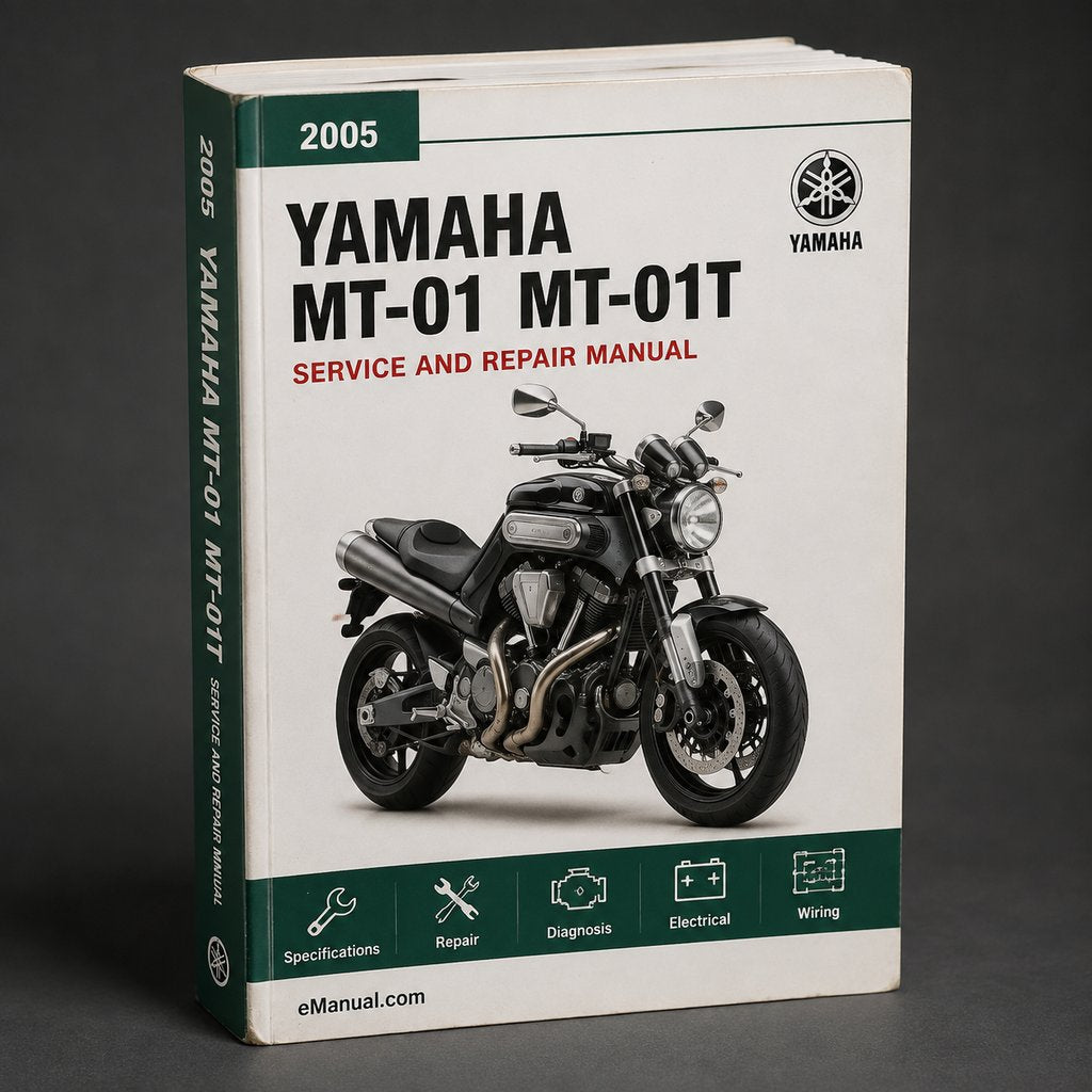 Yamaha MT-01 MT-01T 2005-2012 Workshop Repair Service Manual PDF Download