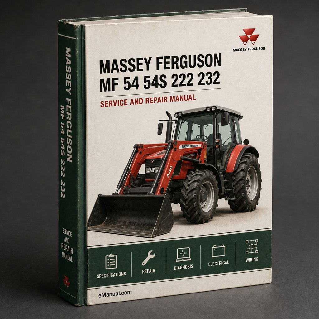 MASSEY FERGUSON MF 54 / 54S / 222 / 232 BACKHOE Parts Manual 651222M91