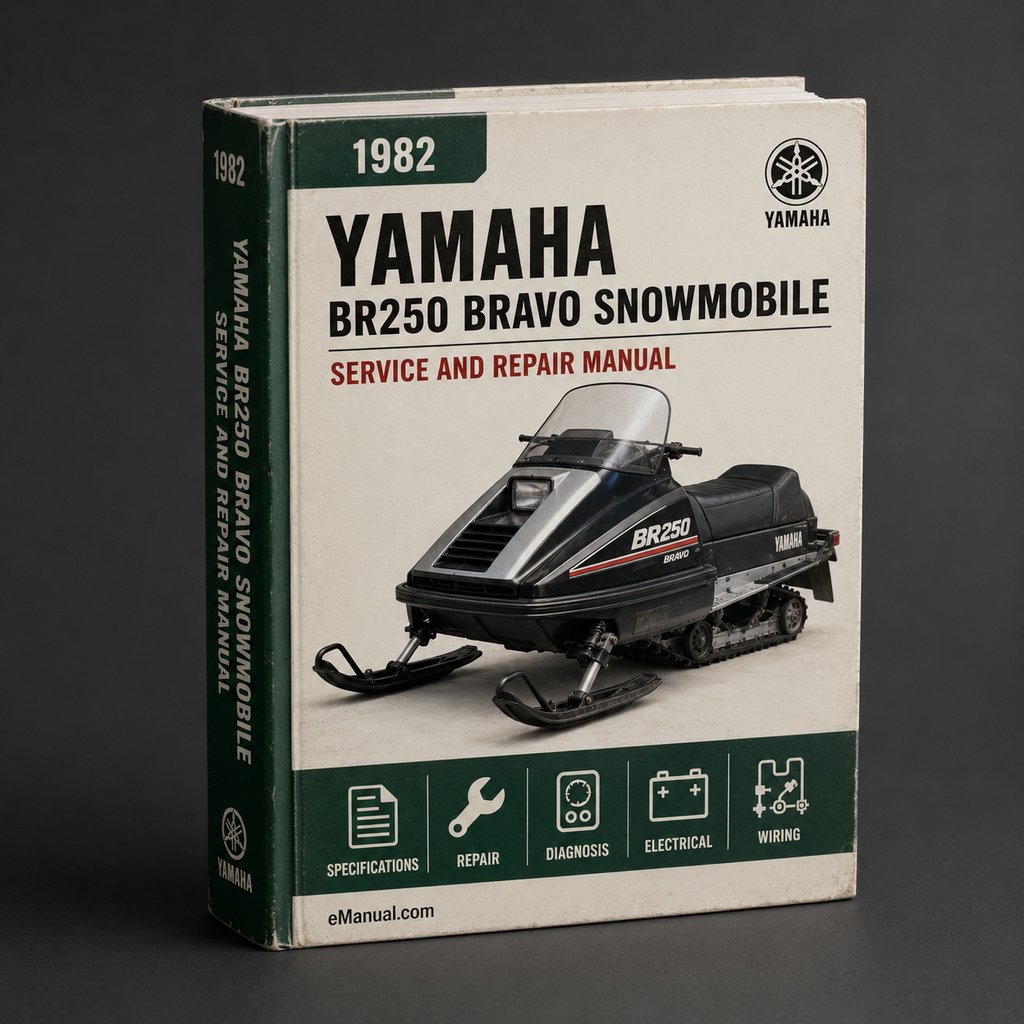 1982 Yamaha BR250 Bravo Snowmobile Workshop Factory Service Repair Manual PDF Download