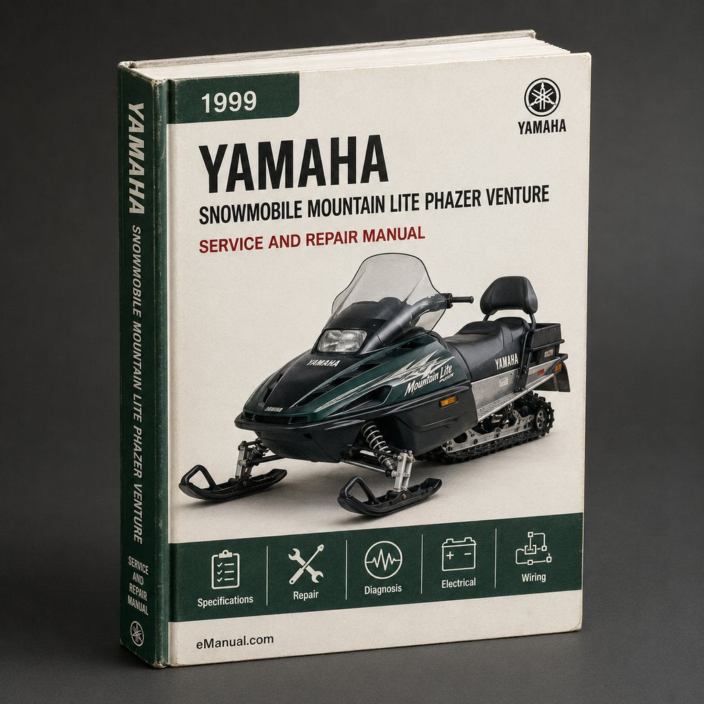 Yamaha Snowmobile 1999-2001 Mountain Lite Phazer Venture 500 Service Repair Manual [Improved] PDF Download