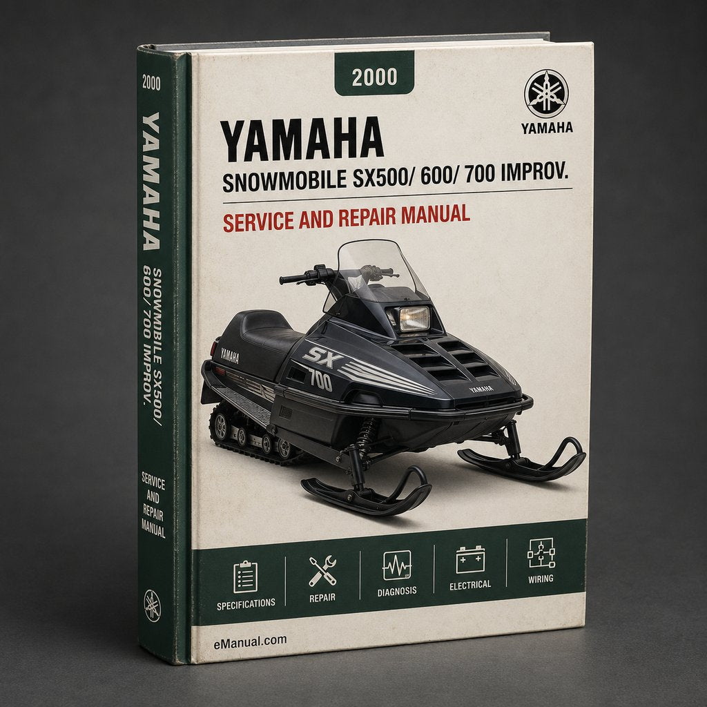 Yamaha Snowmobile 2000-2001 Yamaha SX500/ 600/ 700 Service Repair Manual [Improved] PDF Download