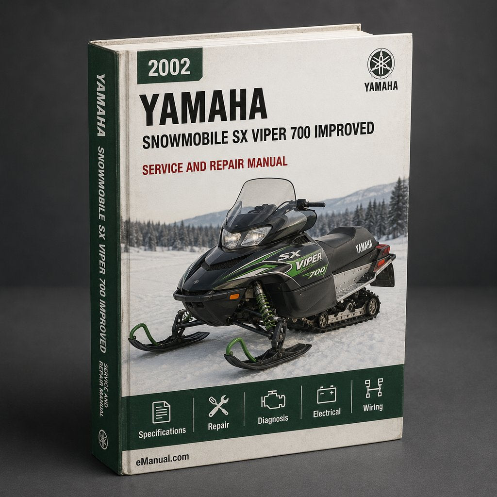 Yamaha Snowmobile 2002-2006 SX Viper 700 Service Repair Manual [Improved] PDF Download