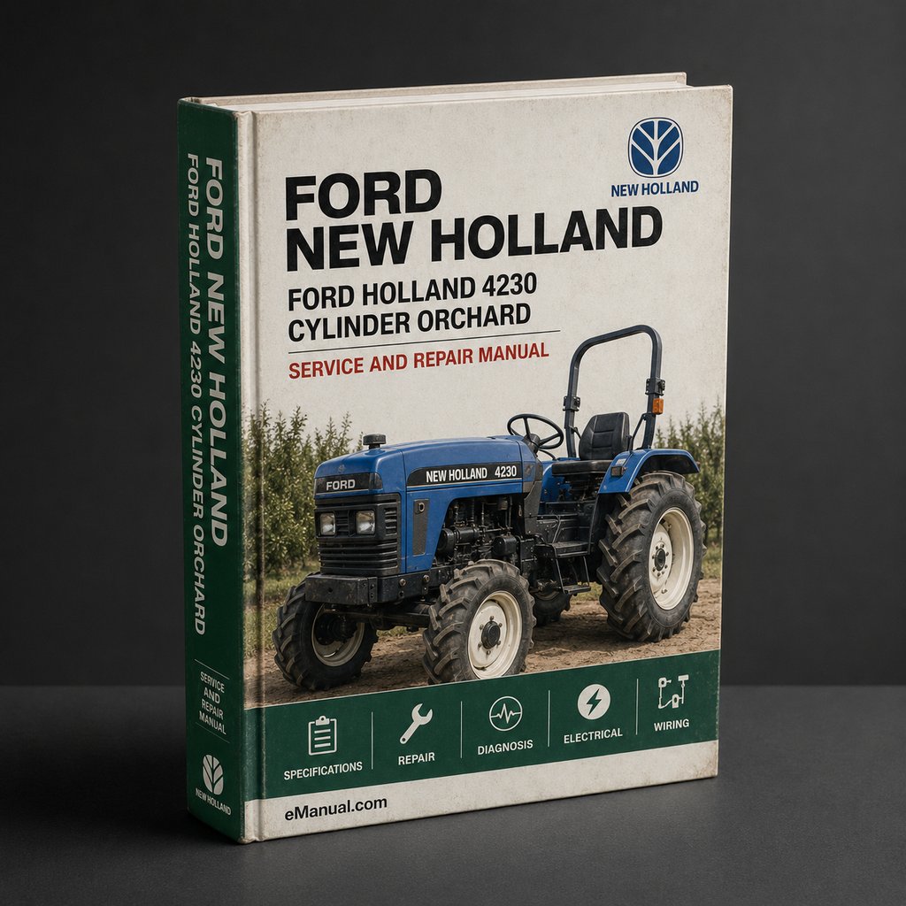 Ford New Holland 4230 4 CYLINDER ORCHARD Tractor MASTER ILLUSTRATED Parts List Manual BOOK PDF Download