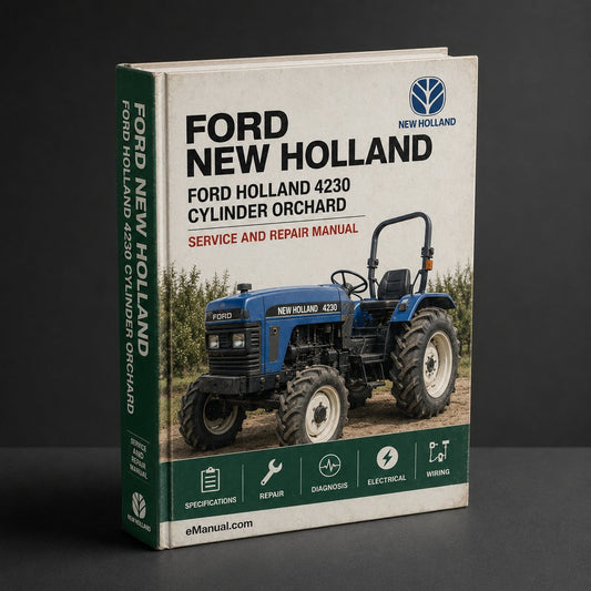 Ford New Holland 4230 4 CYLINDER ORCHARD Tractor MASTER ILLUSTRATED Parts List Manual BOOK PDF Download