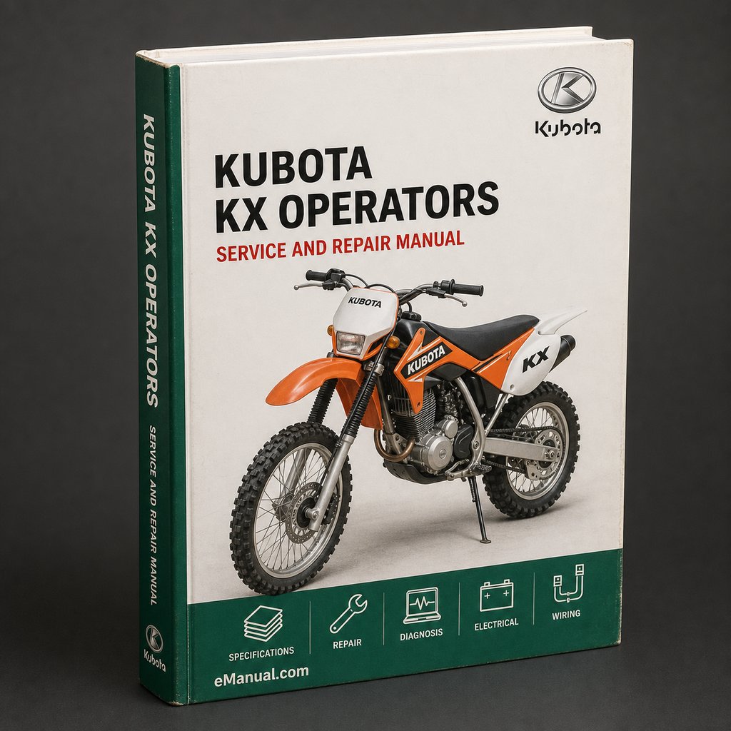 Kubota KX Operators Manual PDF Download