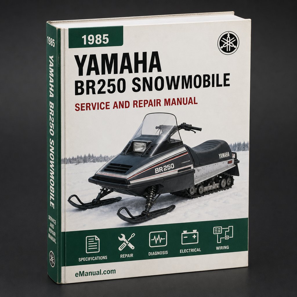 1985 Yamaha BR250 Snowmobile Factory Service Manual PDF Download